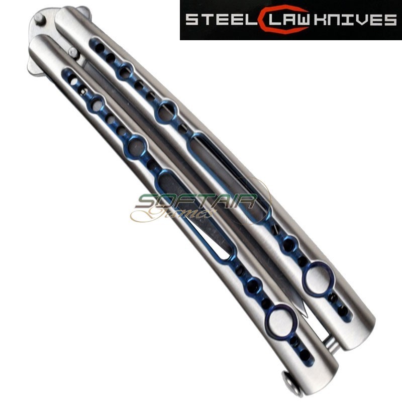 Butterfly knife blue details sck (cw-085-1)
