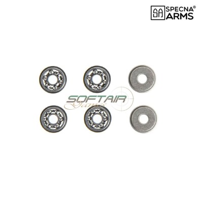 Boccole in acciaio da 8 mm cuscinettate J-Cage Aether™ Specna Arms (spe-08-044951)