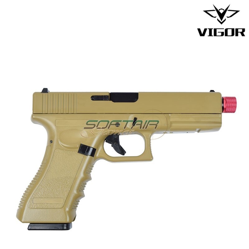 Blowback gas pistol g17 tan (vg1-t)