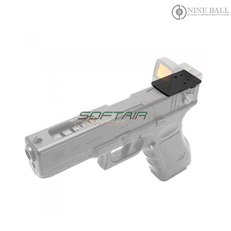 MICRO PRO Direct mount BLACK for GLOCK G18C AEP Nine Ball (nb-165817)