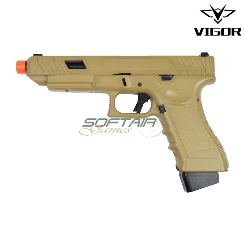 Pistola a gas scarrellante tan GL TYPE (vg1-c-tan)