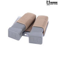 T1 Tegris Double Elastic 9mm COYOTE TAN Warrior Assault Systems (w-t1-de-9-ct)