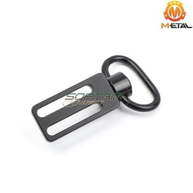 QD sling swivel 2 to 1 point BLACK Metal® (me4049-b)
