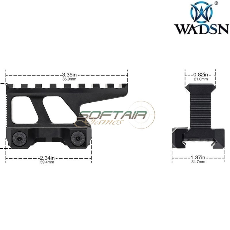 1.5" riser for standard 20mm rails dark earth Wadsn (ws2020-t)
