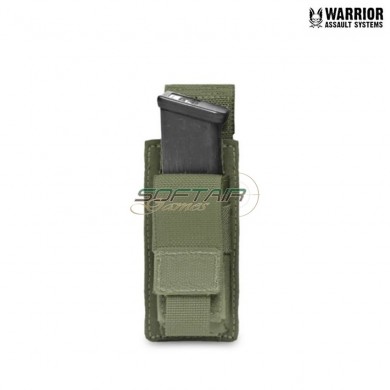 Single 9mm Pistol Magazine Pouch Olive Drab Warrior Assault Systems (w-eo-spda-9-od)