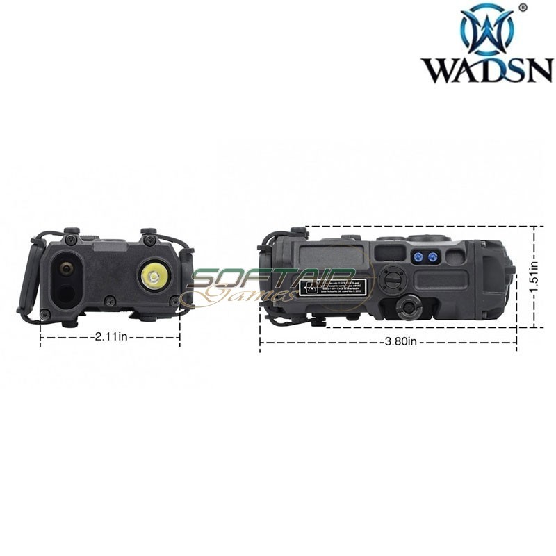 Laser aiming device with led light black Wadsn (wd6090-b)