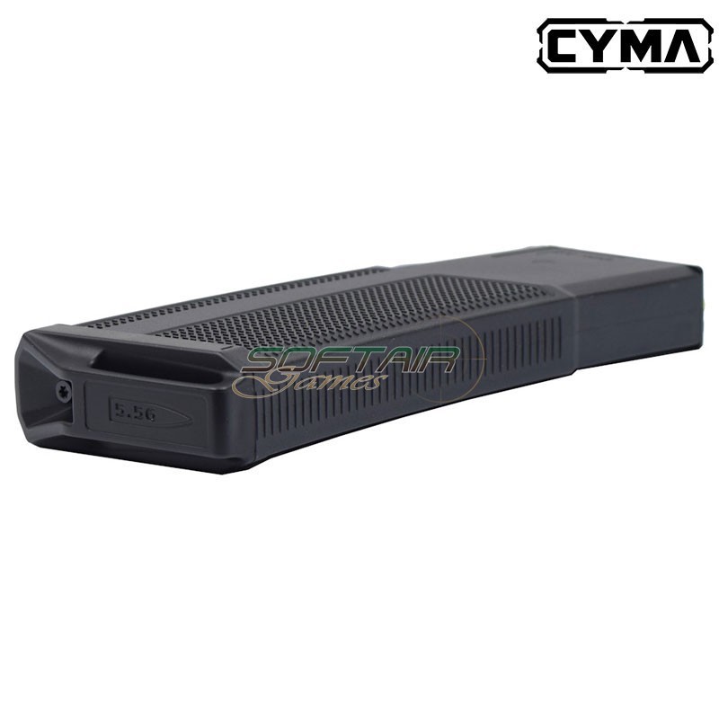 6 mid-cap magazines box daniel defense 230 rounds black CYMA (m236)