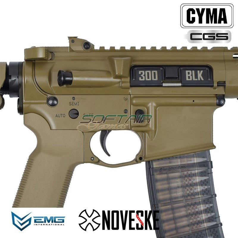GAS rifle Noveske N4 NSR9 DEVGRU GBB FDE EMG by CYMA CGS (cm1201t)