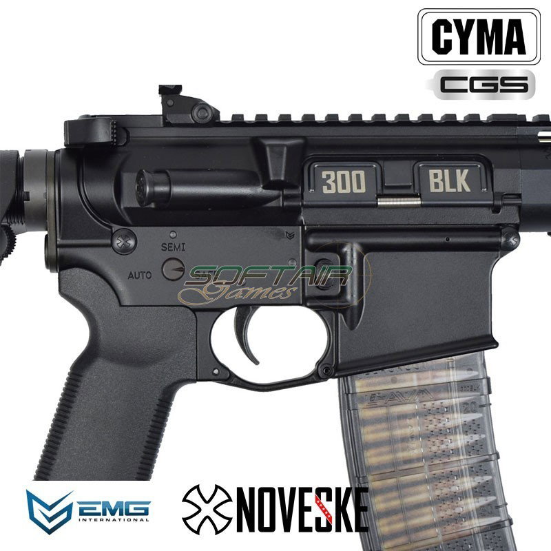 GAS rifle Noveske N4 NSR9 DEVGRU HIGH SPEED Black EMG by CYMA CGS (cm1201hsb)