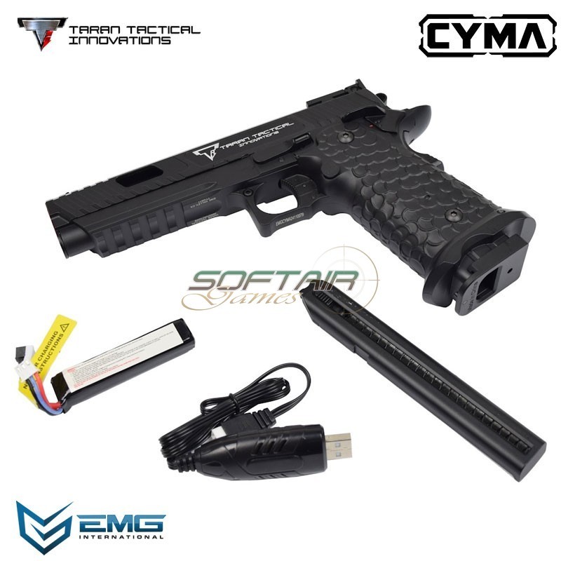 Pistola elettrica TTI JW3 Combat Master BLACK Cyma (cm138)