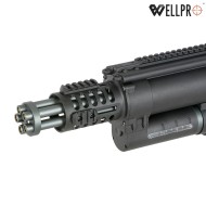 Rotary Minigun WE23-MINI Black WELL PRO (we23-mini)