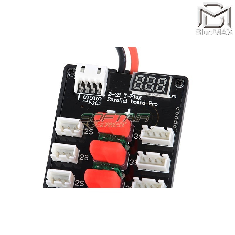 Scheda di Carica Parallela LiPo / Li-ion / LiFe Bluemax-power® (bmp-pcb)