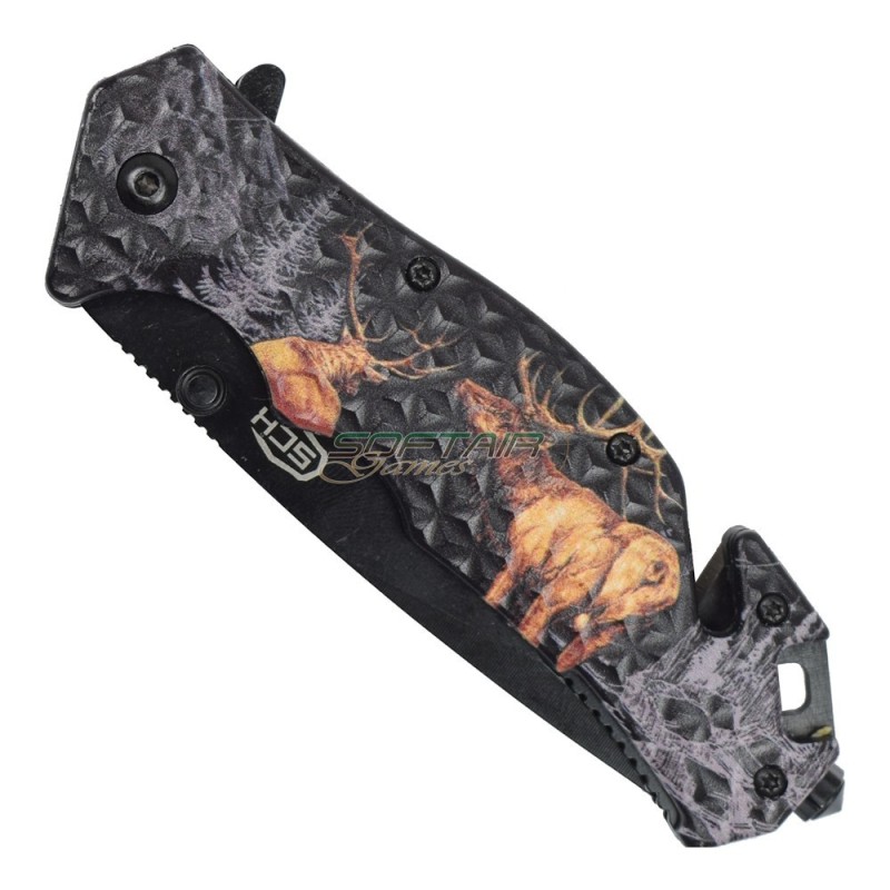 Spring assisted pocket folding knife hunt sck (cw-220)