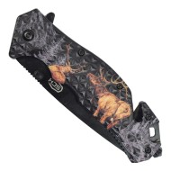 Spring assisted pocket folding knife hunt sck (cw-220)