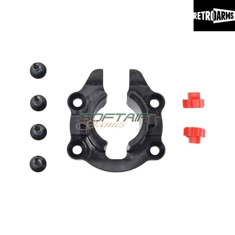 Cnc steel buffer tube mount qsc retroarms (ra-9456)