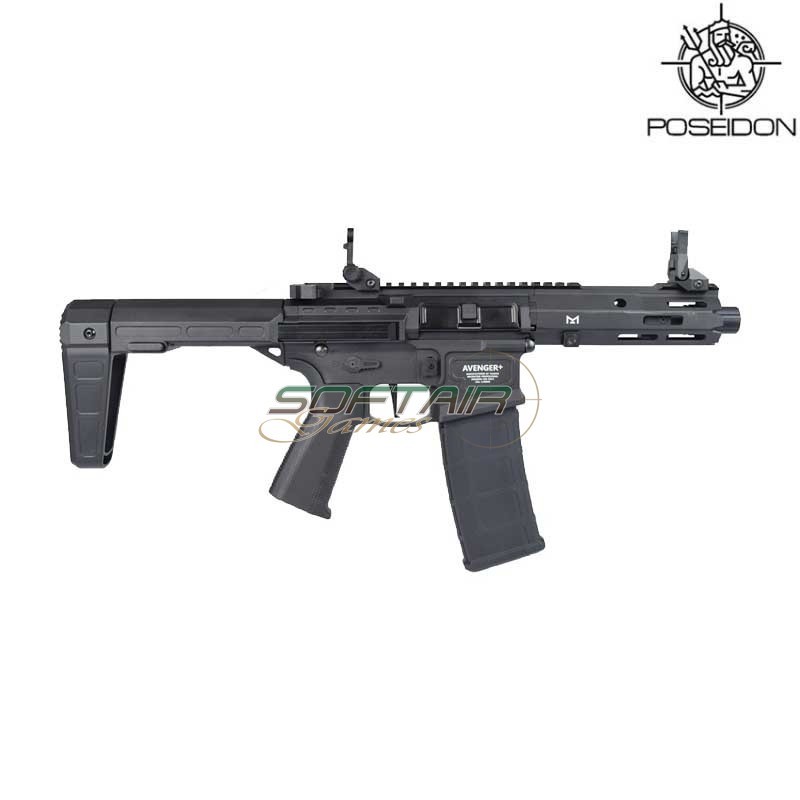 Fucile elettrico AVENGER + QRF NERO MEDUSA Poseidon (paeg-a+q bk)