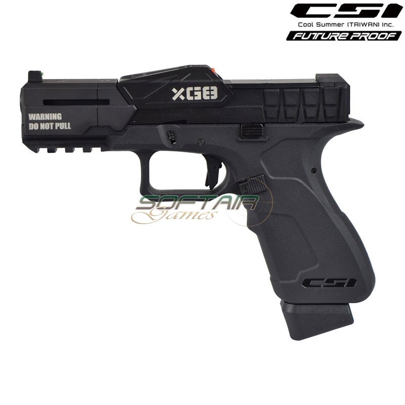 Gas pistol xg8-p8 black csi (xg8-p8)