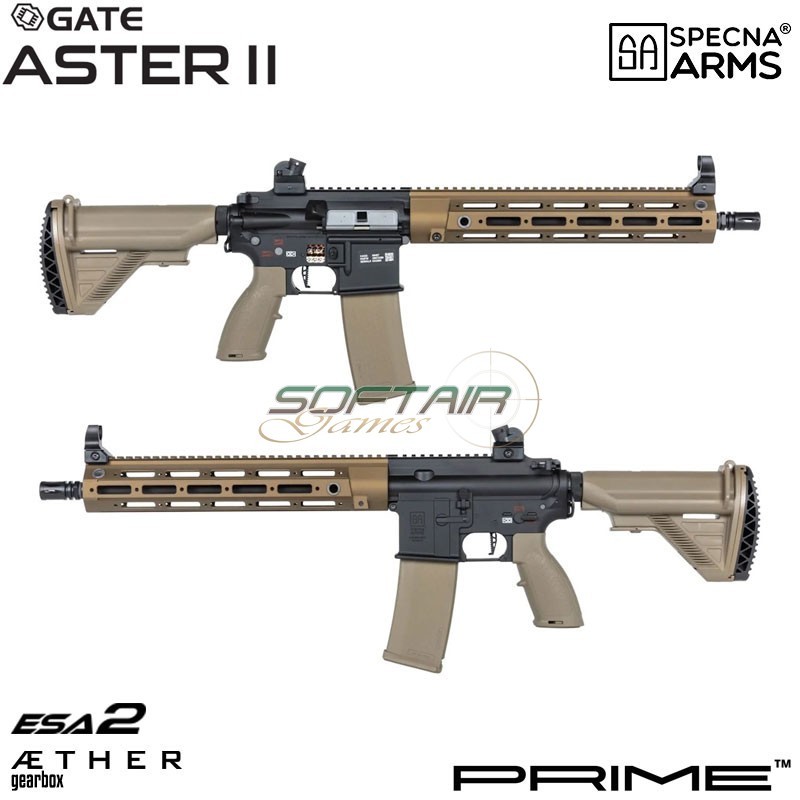 Electric rifle SA-PH22 Prime™ Aster II ETU - Motore Brushless CHAOS BRONZE Specna Arms® (spe-01-044132)