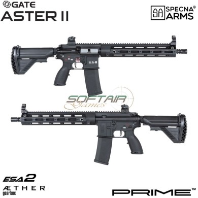 Electric rifle SA-PH22 Prime™ Aster II ETU - Motore Brushless BLACK Specna Arms® (spe-01-044128)