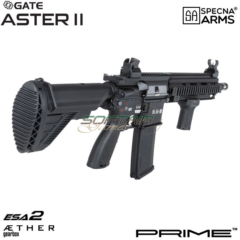 Electric rifle SA-PH20 Prime™ Aster II ETU - Motore Brushless BLACK Specna Arms® (spe-01-044126)