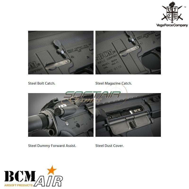 Fucile a GAS NEW Ver. M4 BCM MK2 MCMR 11.5 GBBR scarrellante NERO VFC (vf2-lbcm_mcmr_s-bk11)
