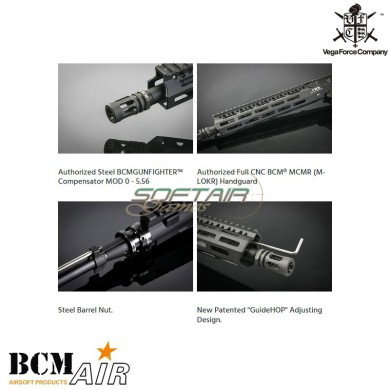 Fucile a GAS NEW Ver. M4 BCM MK2 MCMR 11.5 GBBR scarrellante NERO VFC (vf2-lbcm_mcmr_s-bk11)