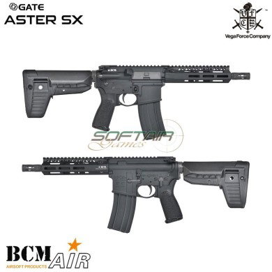 Electric rifle M4 BCM MCMR 8" GATE Black VFC (vf1-lbcm_mcmr_xs-bk02)