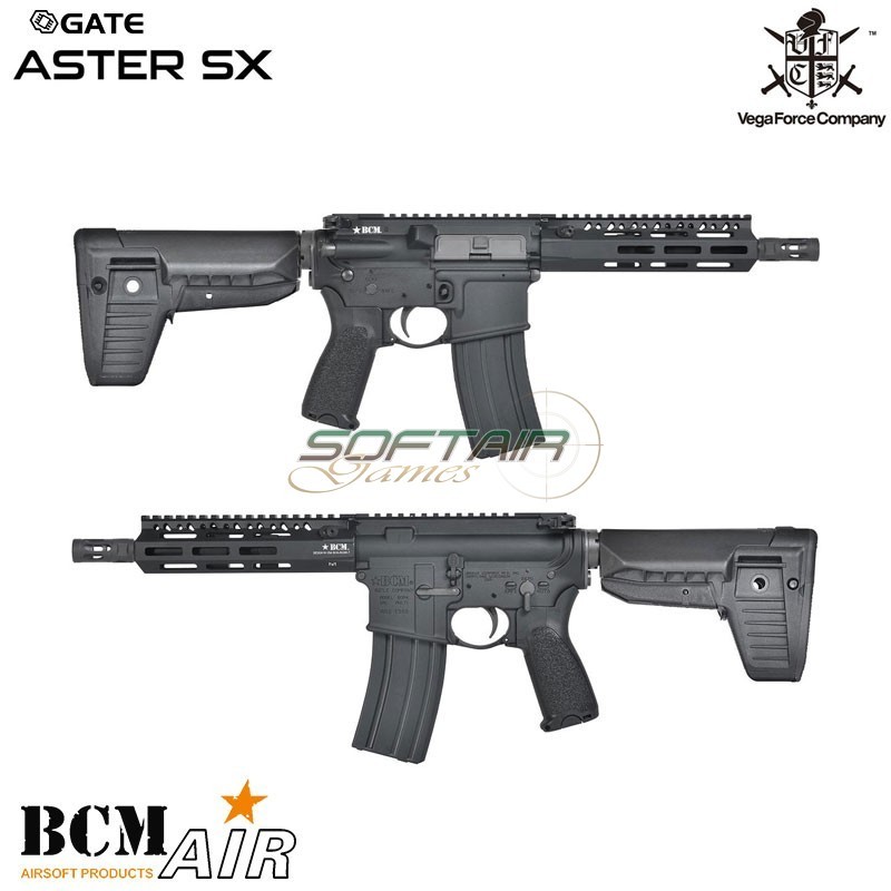 Electric rifle M4 BCM MCMR 8" GATE Black VFC (vf1-lbcm_mcmr_xs-bk02)
