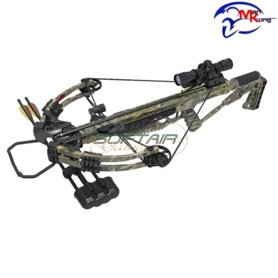 Compound crossbow jasper 185 lbs forest camo man kung (mk-xb60fc)