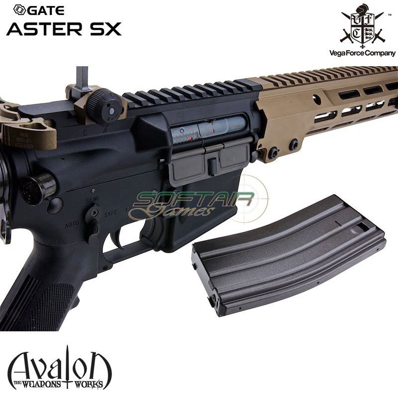 Fucile Elettrico Avalon Saber M4 URG-I 9" GATE Two Tone VFC (av1-m4_urgi_s-tb21)