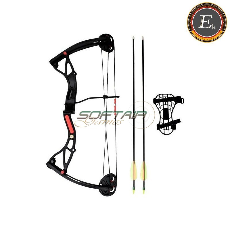 Youth Compound Bow buster 15-29 lbs black Ek Archery  (co-034b)