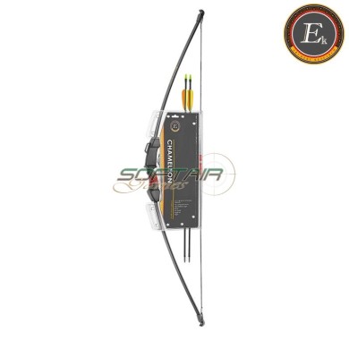 Youth Recurve Bow Chameleon 10-15 lbs black Ek Archery  (re 012y)