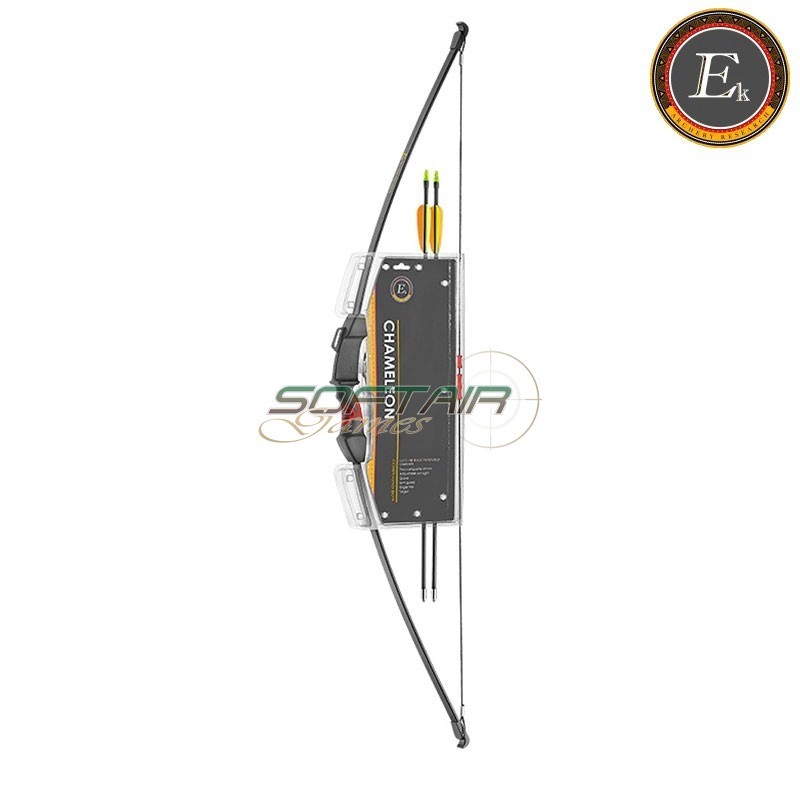 Youth Recurve Bow Chameleon 10-15 lbs black Ek Archery  (re 012y)