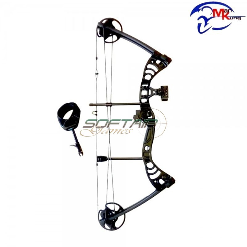 Arco Compound Aurora 30-55 libbre nero, Man Kung  (mk-cb50b)
