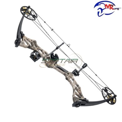 Compound Bow Fossil 30-70 lbs god camo Man Kung (mk-cb75gc)