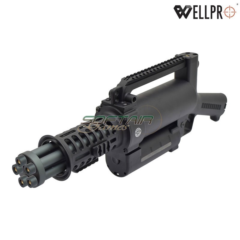 Rotary Minigun WE23-S Black WELL PRO (well23-S)