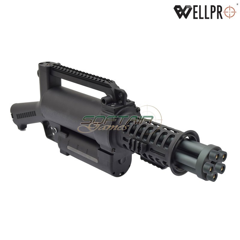 Rotary Minigun WE23-S Black WELL PRO (well23-S)