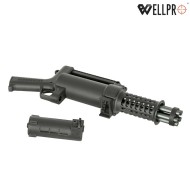 Rotary Minigun WE23-S Black WELL PRO (well23-S)