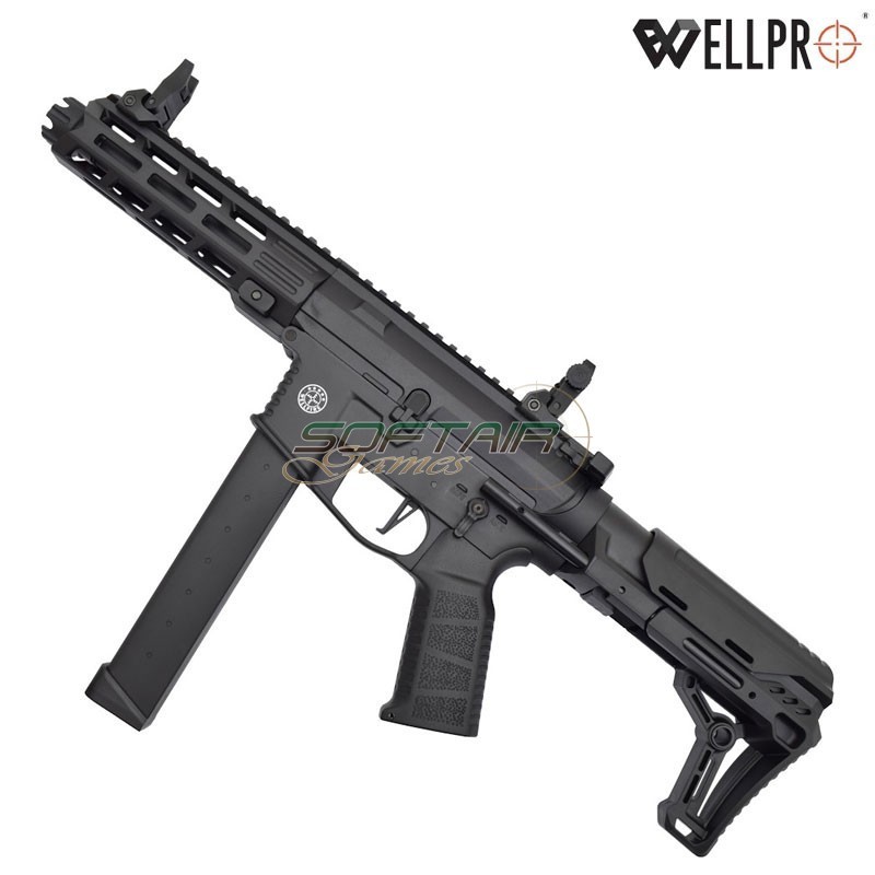 Fucile elettrico WE01A SMG Black WELL PRO (well-smg01)