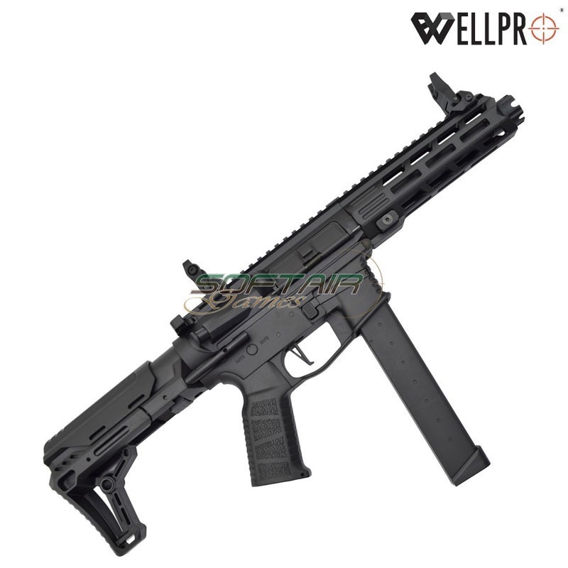 Fucile elettrico WE01A SMG Black WELL PRO (well-smg01)