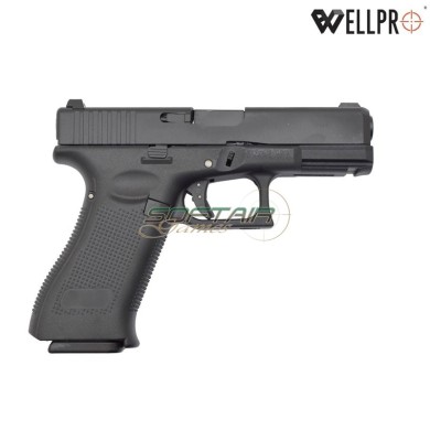 GAS Pistol G17 Black WELL PRO (well-g189)