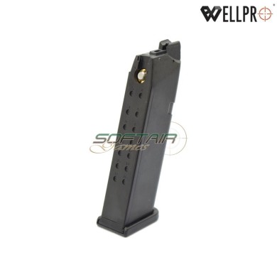 Caricatore a GAS 23bb per G17 Black WELL PRO (carxg189)