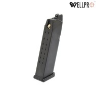 GAS magazine 23bb for G17 Black WELL PRO (carxg189)