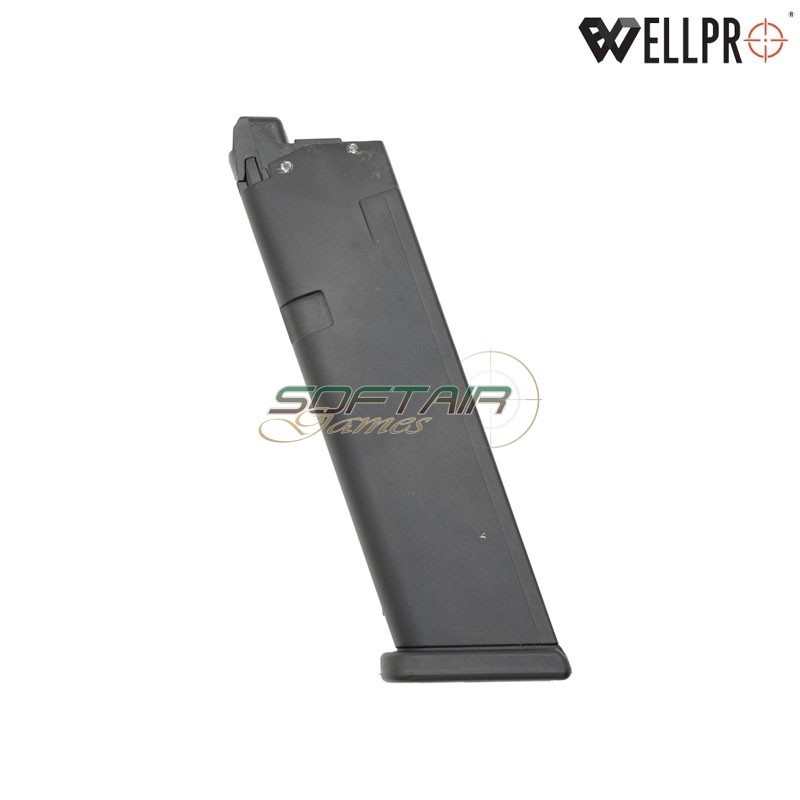 Caricatore a GAS 23bb per G17 Black WELL PRO (carxg189)