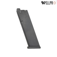 GAS magazine 23bb for G17 Black WELL PRO (carxg189)