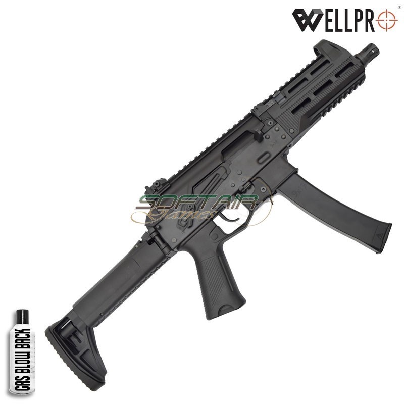 GAS rifle WE06 Black WELL PRO (well-g57)
