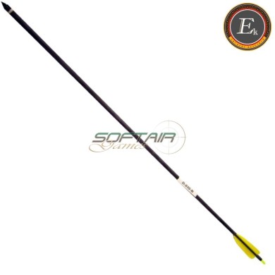 Freccia in carbonio per arco 30 pollici nera (d030b)