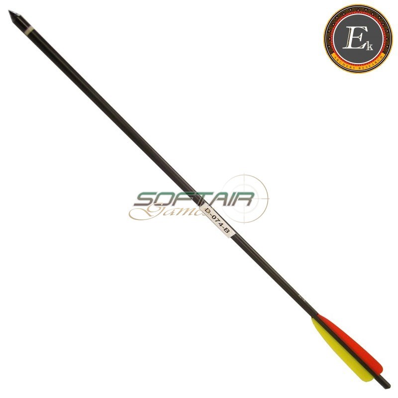 Dardo in alluminio 22 pollici nero Ek Archery (d074b)