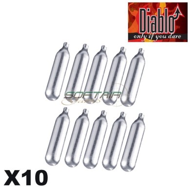 Set 10x bombolette CO2 da 12g Diablo (co2diablo-c10)