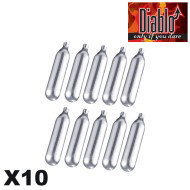 Set of 10x capsules CO2 12g Diablo (co2diablo-c10)